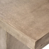 Santino Dark Grey Concrete Finish Outdoor Dining Table